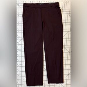 NWT Liverpool Women’s Size 2/26 Petite Aubergine Kayla Pull-On Trouser Pants